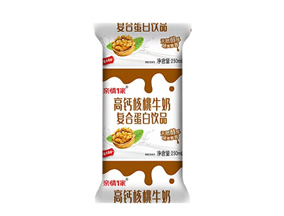 亲情1家高钙核桃牛奶复合蛋白饮品250ml