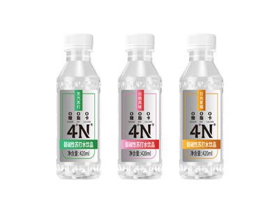 4°N弱碱性苏打水饮品420ml